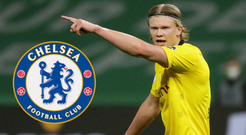 Haaland é o principal alvo do Chelsea para a próxima temporada - Getty Images/ Divulgação