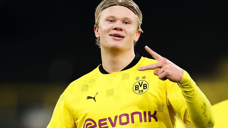 Haaland, jogador do Borussia Dortmund - GettyImages
