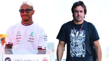 Hamilton e Fernando Alonso - GettyImages