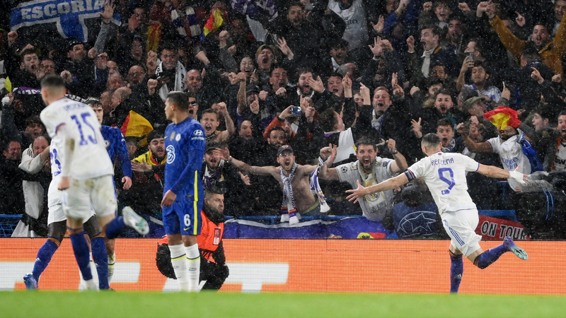 Benzema dá show e Real Madrid vence o Chelsea na Champions League - Getty Images