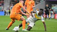 Holanda x Senegal se enfrentam durante a Copa do Mundo do Catar - GettyImages