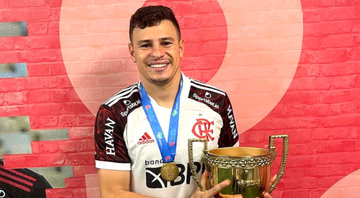 Hugo Moura, jogador do Flamengo, que despertou o interesse do Lugano após a chegada de Abel Braga - Reprodução/Instagram