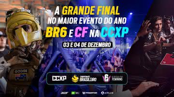 Imagem Final do Campeonato Brasileiro de Rainbow Six Siege será na CCXP22