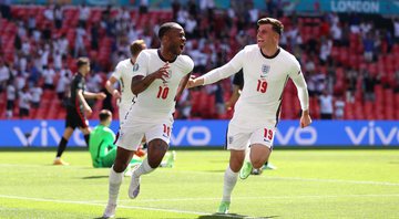 Inglaterra e Croácia duelaram na Eurocopa - GettyImages