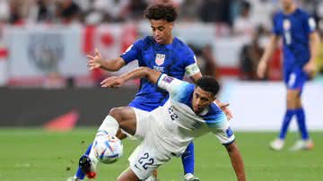 Ingleses e Americanos não conseguiram sair do 0 a 0 no estádio Al Bayt - Getty Images