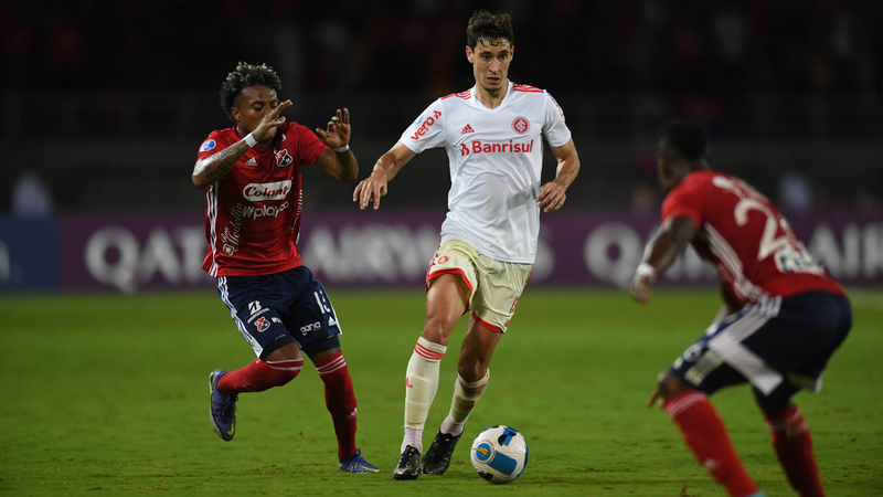 Internacional x Independiente Medellin se enfrentam pela quinta rodada da fase de grupos da Copa Sul-Americana - Ricardo Duarte/ Internacional