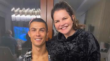 Cristiano Ronaldo e sua irmã Katia Aveiro - Reprodução/Instagram