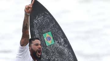 Italo Ferreira foi medalhista de ouro e conquistou título inédito para o Brasil nas Olimpíadas - GettyImages