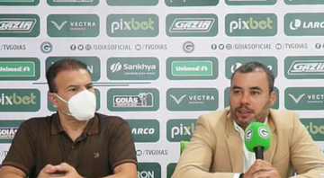 Jair Ventura (à direita), novo técnico do Goiás - Reprodução/Youtube