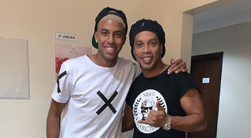 Jean Pyerre e Ronaldinho Gaúcho (Crédito: Reprodução/Instagram)