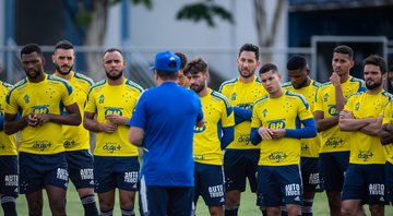 Jogadores do Cruzeiro reunidos durante treinamento - Bruno Haddad/Cruzeiro/Flickr