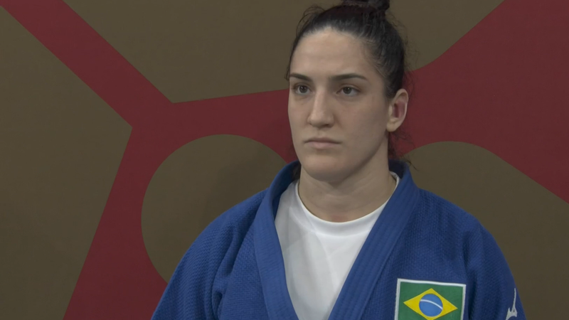 Na repescagem do Judô, Mayra Aguiar representou o Brasil nas Olimpíadas - Transmissão SporTV - 29/07/2021