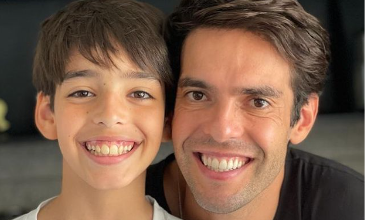 Kaká comora aniversário do filho mais velho e se declara: “Amo aprender com ele” - Instagram