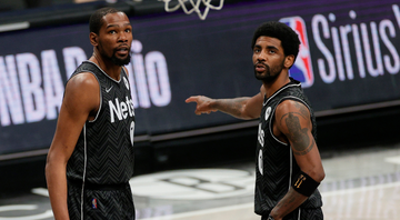 Kyrie Irving e Kevin Durant se destacam na vitória dos Nets sobre o Phoenix Suns - Getty Images