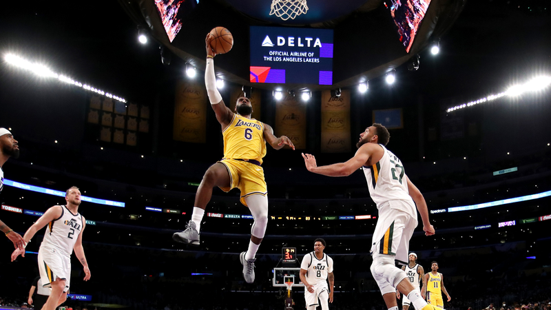 Los Angeles Lakers vence Utah Jazz na NBA - Getty Images