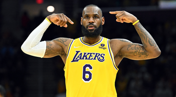 LeBron James chama responsabilidade em vitória dos Lakers - Getty Images