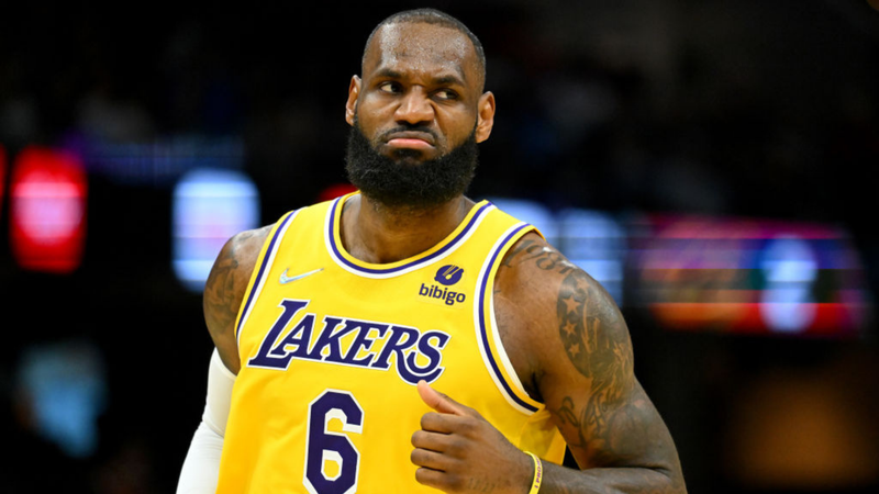 Lebron James, jogador do Los Angeles Lakers - GettyImages