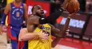 LeBron James, do Lakers, não mostrou disposto a defender as cores do Orlando Magic - GettyImages