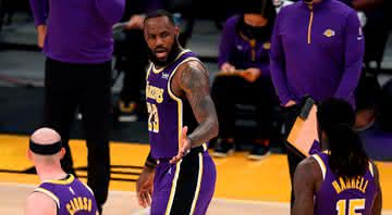 Lebron James sente novas dores e pode desfalcar o Lakers - GettyImages