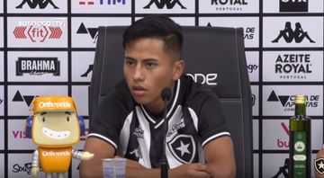 Peruano é cotado como principal aposta do Botafogo para temporada - reprodução/Botafogo TV