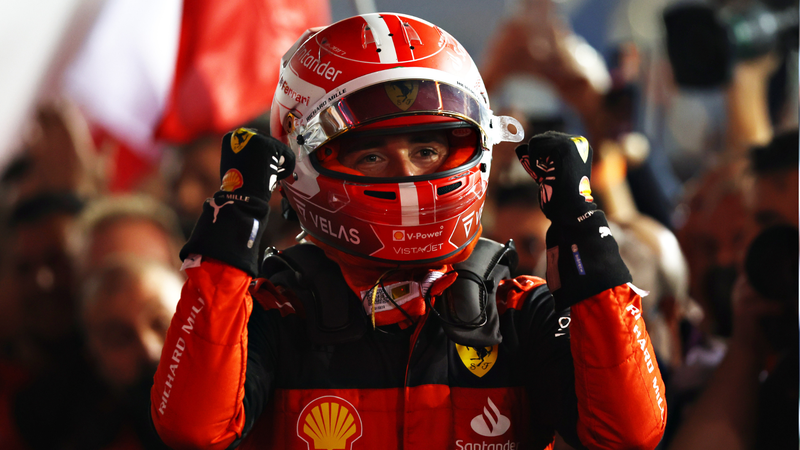 Leclerc faz piada e assusta Ferrari na última volta do GP do Bahrein - Getty Images