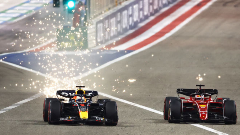 GP do Bahrein foi repleto de emoções e com uma grande disputa entre Leclerc e Verstappen - GettyImages