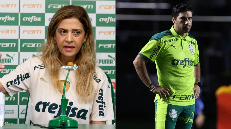 Leila Pereira e Abel Ferreira - Fabio Menotti/Cesar Greco/SE Palmeiras/Flickr