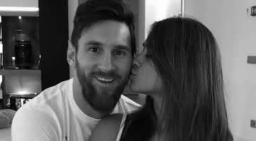 Lionel Messi e a esposa, Antonela Roccuzzo - Instagram