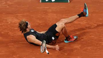 Lesão de Zverev em Roland Garros assustou o mundo do tênis - GettyImages