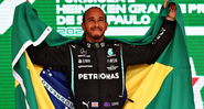 Lewis Hamilton no GP do Brasil - Getty Images