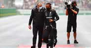Lewis Hamilton e Stefano Domenicali durante o GP da Turquia - Getty Images
