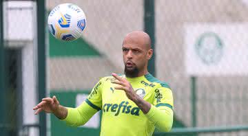 Felipe Melo e Breno Lopes vão ser opções para o Palmeiras na final da Libertadores - Cesar Greco / Palmeiras
