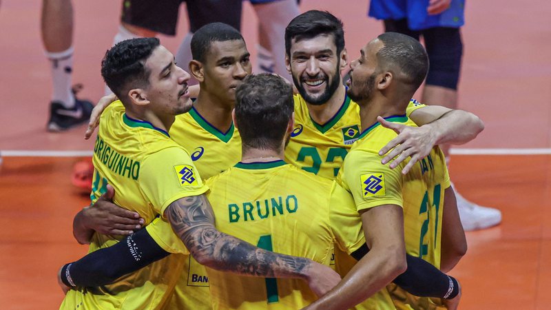 Liga das Nações conta com reação do Brasil diante da Sérvia - Wander Roberto/Inovafoto/CBV/Fotos Públicas