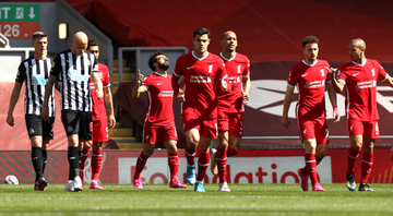 Liverpool empata com o Newcastle em nem Salah evitou o placar - GettyImages