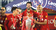 Firmino, Alisson e Fabinho, jogadores que o Liverpool não quer liberar para as Eliminatórias - GettyImages