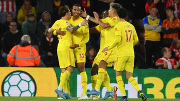 Liverpool vence o Southampton e segue na briga pelo título inglês - Getty Images
