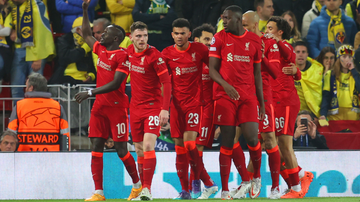 Liverpool domina o Villarreal e vence em casa pela Champios League - Getty Images