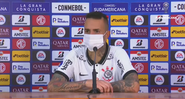 Luan, camisa 7 do Corinthians - Transmissão/ Conmebol TV