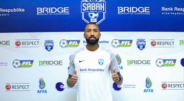 Lucas Rangel deixa a Ucrânia e acerta com equipe do Azerbaijão - Site oficial/Sabah FC