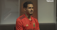 Lucas Veríssimo, jogador do Benfica, comandado por Jorge Jesus - Transmissão Benfica TV