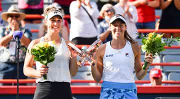 Bronze em Tóquio, Luisa Stefani (à direita) conquista título nas duplas do WTA de Montreal - GettyImages