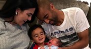 Lucas Moura celebra o nascimento do filho caçula - Instagram