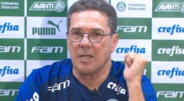 Luxemburgo é o atual técnico do Palmeiras - Transmissão/TV Globo