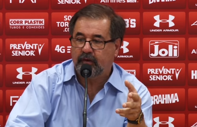 Marco Aurélio Cunha fala de candidatura à presidência do São Paulo - YouTube/ São Paulo FC