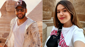 Daniel Alves e Maisa se encontram no Egito - Instagram