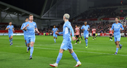 Manchester City visitou o Brentford na Premier League - GettyImages
