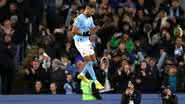 Riyad Mahrez comemorando gol que abriu o placar - Lewis Stoney / Getty Images