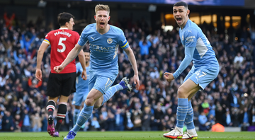 Manchester City bate Manchester United na Premier League - Getty Images