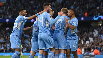 Manchester City vence o Real Madrid na Champions League - Getty Images