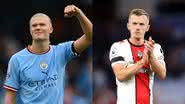 Haaland, do Manchester City, e Wrad-Prowse, do Southampton - Michael Regan, Naomi Baker / Getty Images